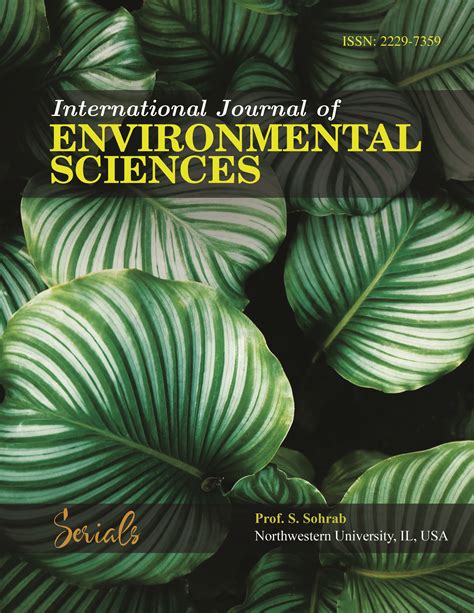 International Journal of Environmental Sciences (ISSN: 0976.